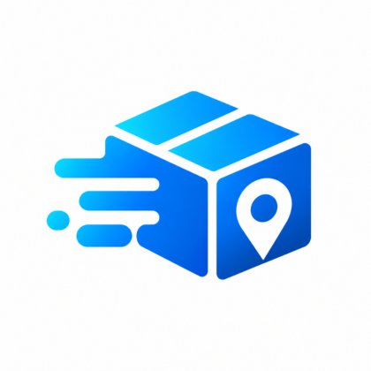 Icono de LosCorreos.es: paquete y ubicación